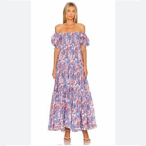 Caroline Constas Cotton Floral Gown S